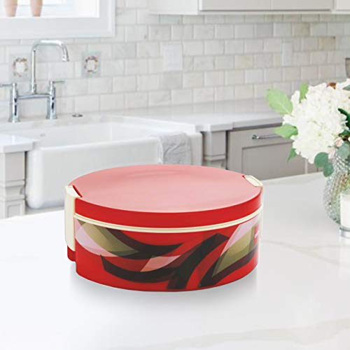 Image of CELLO Prisma Insulated Casserole - 1500ml, 1 Piece, Red, Plastic
