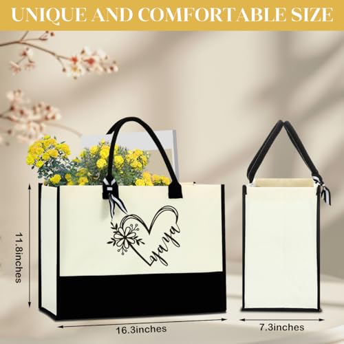 Bolsa Tote para Mujer de Lona 17x7.9x12.6 in miniatura 4