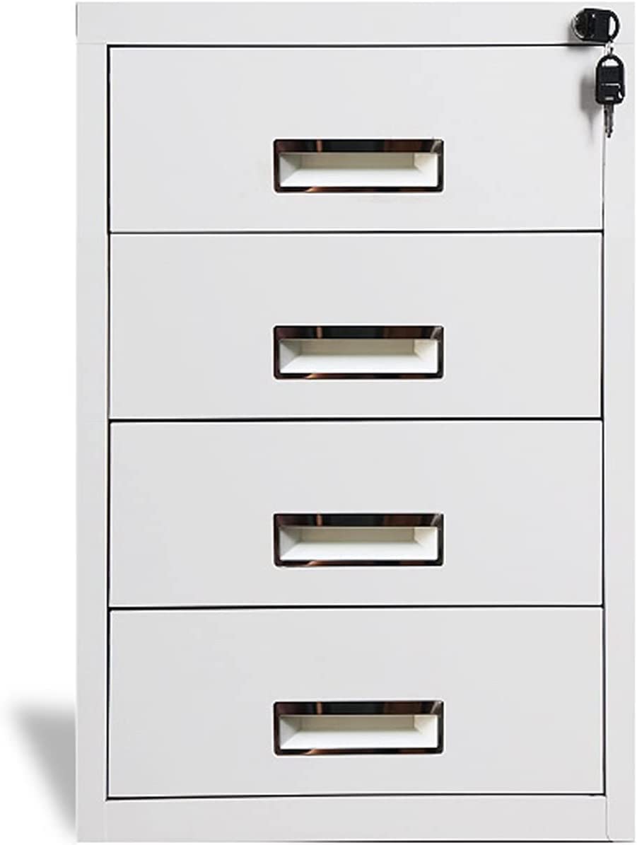 ASerZenith Metal Office Data Cabinet With Lockable Drawer Small Storage Cabinet For Vertical File Organization