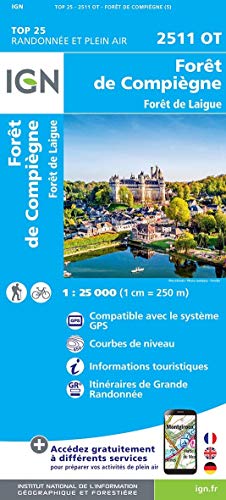 Télécharger 2511OT FORETS DE COMPIEGNE ET DE LAIGUE livre En ligne