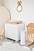 Ubbi Steel Diaper Pail, Odor Locking, No Special Bag Required, Award-Winning, Registry Must-Have, White