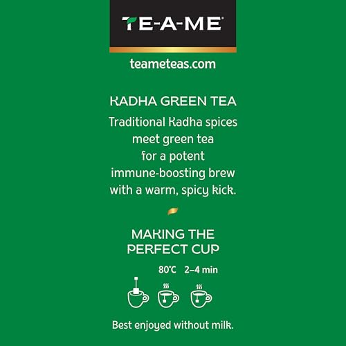 Image of TE-A-ME Detox Kadha Green Tea Bags 100 pcs | Green Tea Bags
