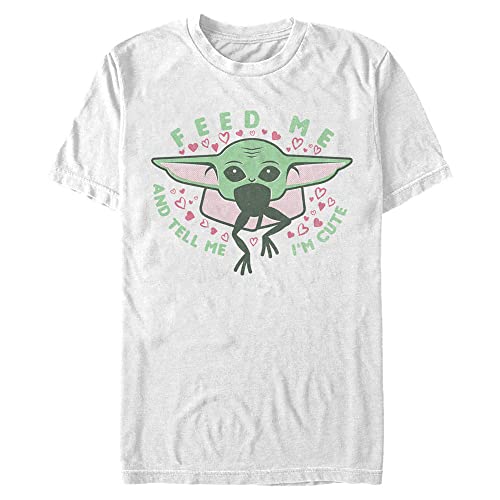 T-shirt Star Wars imprimé Mandalorian humoristique blanc taille 3XL