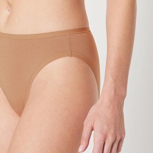 Image of Amazon Essentials Women's Cotton Stretch High-Cut Bikini Panty