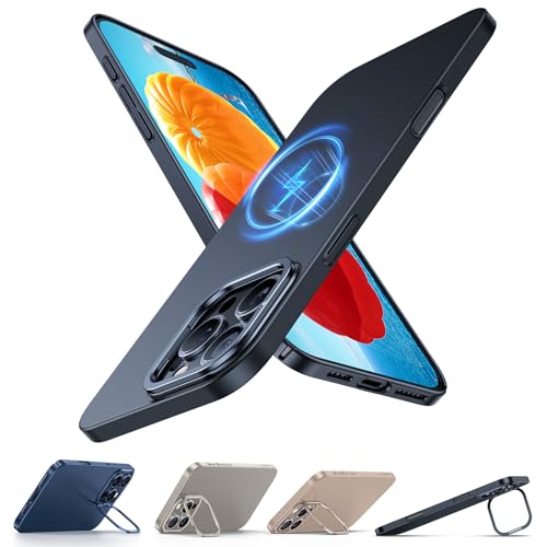 TORRAS Magnetic Slim Fit for iPhone 16 Pro Case with Stand