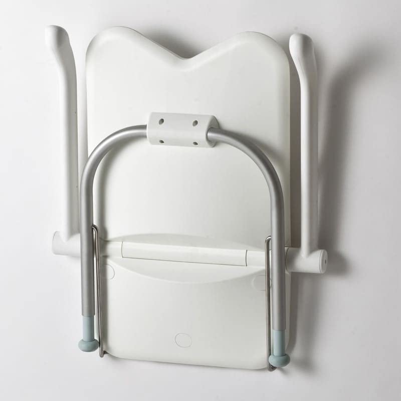 Asiento de Ducha Ergonómico Abatible Plano a Pared con Reposabrazos Relax