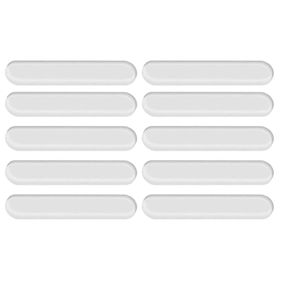FLOXIT Clear Rubber Silicone Strip Wall Protector, Cabinet Door Bumper, Furniture Drawer Safety Stopper Silicon Anti-Slip Silent Bumpers Stickers Strips (Pack of 10) (B0CVVQ4JRS) Amazon Price History, Amazon Price Tracker