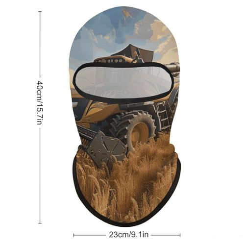 Balaclava para Tractor de Granja, Máscara Facial para Hombres y Mujeres, Protección Solar Transpirable con Cubierta Total de la Cabeza para Senderismo, Ciclismo, Correr, Conducir miniatura 2