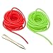 TOPRADE Latex Rubber Tubing Slingshot Catapult Speargun Band Surgical Tube Natural Rubber Hose Accessories for Making Hunting Catapult Slingshot Workout (3M red + 3M Green)