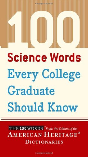 100 Science Words Every College Graduate Should Know (We Do Not Care Club)