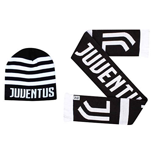 FC Juventus (Serie A) - Gorro de invierno y bufanda (100% acrílico)
