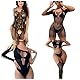 Twinice Fischnetz Dessous für Frauen Fischnetz Bodysuit Spitze Bodysuits Sexy Babydoll Nachtwäsche