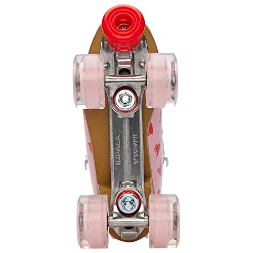 Impala Rollerskates Girl's Impala Quad Skate (Big Kid/Adult) Falling Hearts 9 (Us Men's 7, Women's 9) M #TOP4