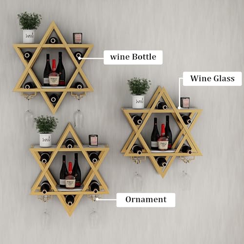 Rangement bouteille de vin mural pour libérer vos comptoirs
