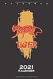  Tiger Element Tierzeichen chin. Horoskop Kalender 2021: Jahreskalender für Astrologie Fans und Menschens dieses Geburtsbildes