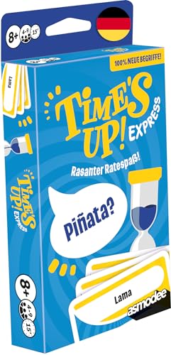 Asmodee, Time's Up! Express - Zygomatic - Jeu de fête - 4 à 9 Joueurs - 8 Ans et + - 15 Minutes - Allemand