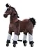 Medallion - My Pony Ride On Real Walking Horse for Children 3 to 6 Years Old or Up to 65 Pounds (Color Small Chocolate Horse) for Boy and Girl Newest Model Play Horse Toy of The Year 2018