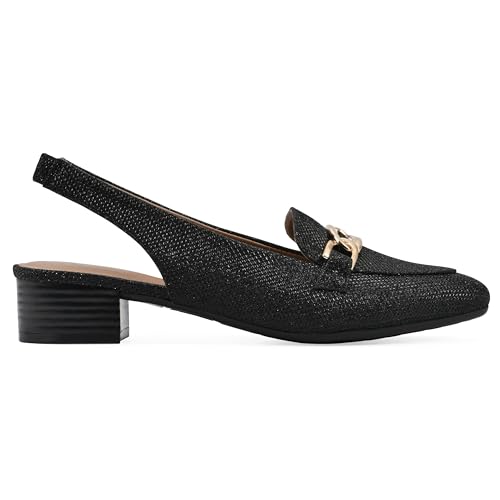 Image of WHITE MOUNTAIN Women's Boreal Low Block Loafer Heel