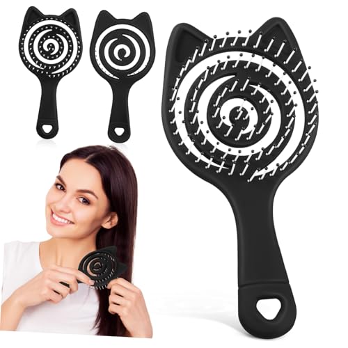 SHERCHPRY Gentle Cat Ear Massage Comb Brush for Cats Hair Comb Vented Hair Brush Comfortable Grip