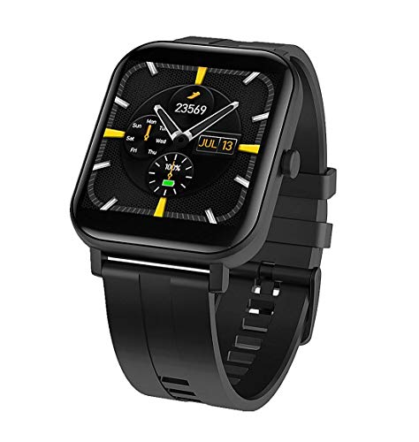 F-FISH Pulsera de Actividad, Reloj Inteligente con Pulsómetro y Presión Arterial Relojes Deportivos Impermeable IP67 Monitor de Ritmo Cardíaco Actividad Pulsera Reloj Fitness Podómetro (Negro)