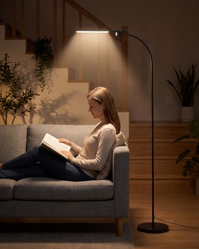 Honeywell LED Floor Lamp, CRI97 Full Spectrum, Dimmable Reading Lamp 77" - image 1