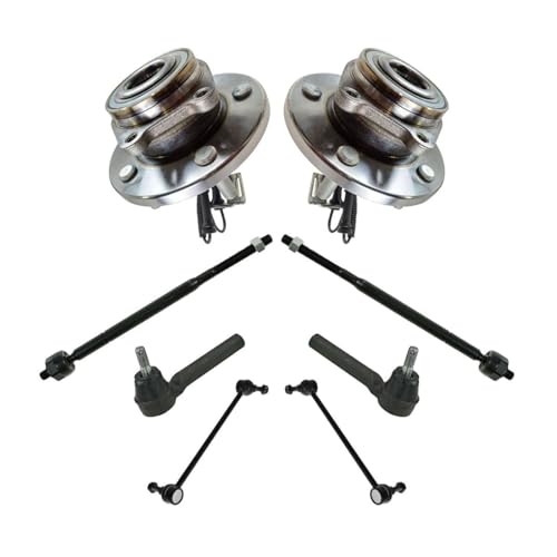 Wajir 8pc Kit Front Tie Rod End Sway Bar Wheel Hub Bearing Left Set Ball Bearingkit Includes Sealed for Chrysler for Town & Country 2008-2010,for Dodge for Grand Caravan 2008-2010 WJR0465