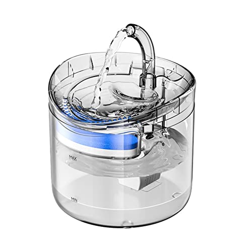 Lightofhope Filtro de Fuente de Agua para Gatos de 2L, Bebedero Inteligente AutomáTico para Gatos, Alimentador, Dispensador de Agua para Mascotas, Bebedero AutomáTico para Gatos