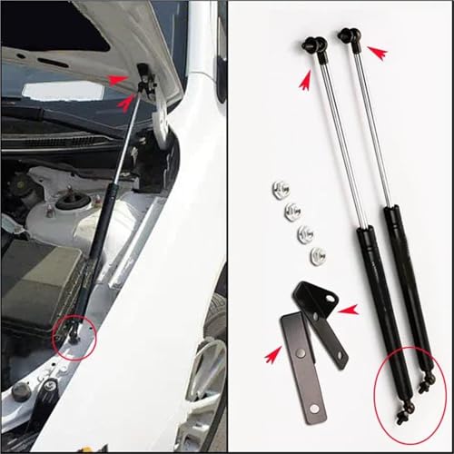 Vérins à gaz pour capot Mitsubishi Lancer EX 2010-2016 - 2