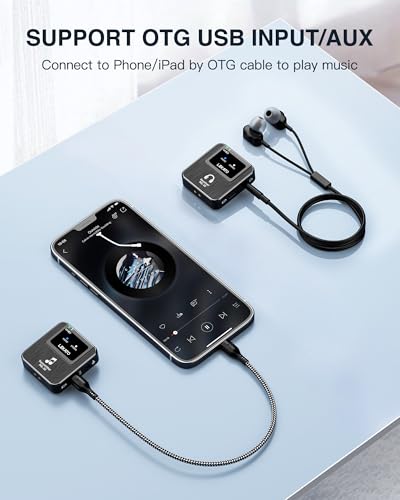 LEKATO Wireless in-Ear Monitor MS-20 for Charging Box, 1 Beltpack Receiver, 2.4G IEM System, Auto-Pairing, OTG Support, One to More, in-Ear Monitoring for Studio,Live,Singer,Band (1 Receiver) - Thumbnail 6