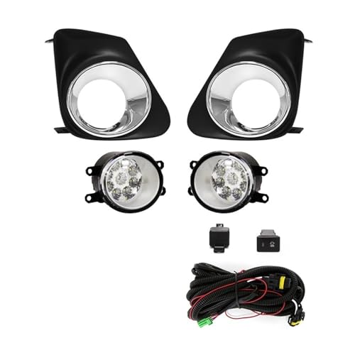 Relais de feux brouillard chromés LED haute performance pour Toyota Corolla Altis