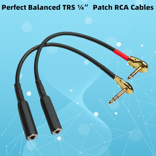 Cable de audio Sam&Johnny 1/4 TRS ángulo 2 unidades miniatura 4