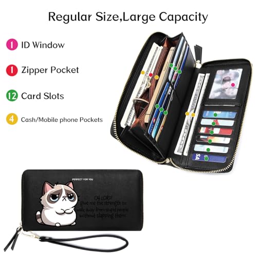 OIDERY Customized Cat Women's Wallet,Birthday Gift,Holiday Gift for Friend,Valentine's Day Gift for Wife,Mother,Daughter,Ladies3