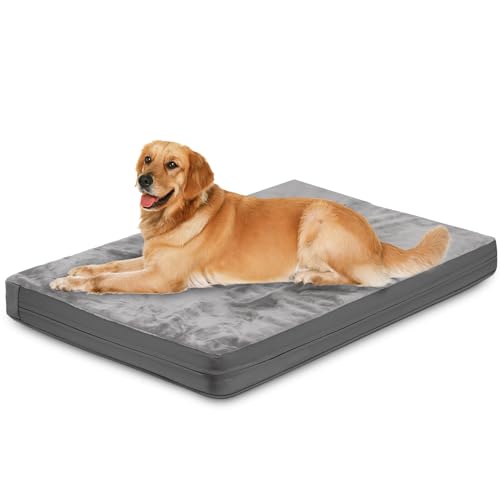 Grande divano ortopedico per cani: morbida e confortevole spugna a forma di uovo, cuscino per cani, impermeabile, antiscivolo, resistente al morso, regalo invernale per gli amanti degli animali ai