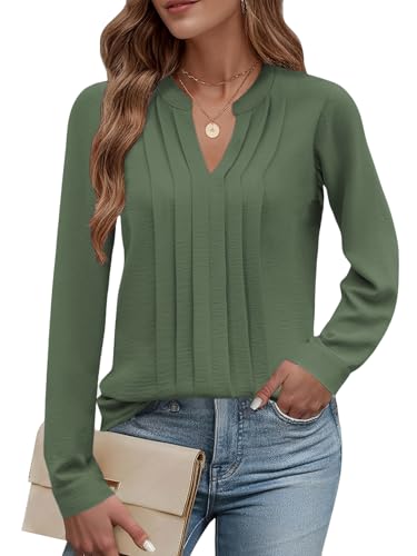 Blouse femme manche longue idéale pour le bureau et les sorties