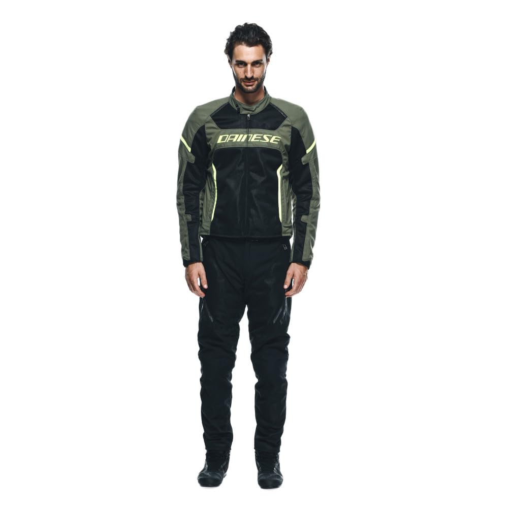 Dainese Herren Drake 2 Super Air Tex Pants Mesh-Motorradhose, Belüftet und Leicht, mit Abnehmbaren Protektoren
