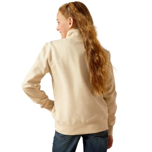 ARIAT Girls' Pasture 1/4 Zip Sweatshirt2