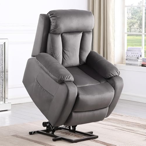 Sillón con función eléctrica de levantamiento cuero eléctrico miniatura 5