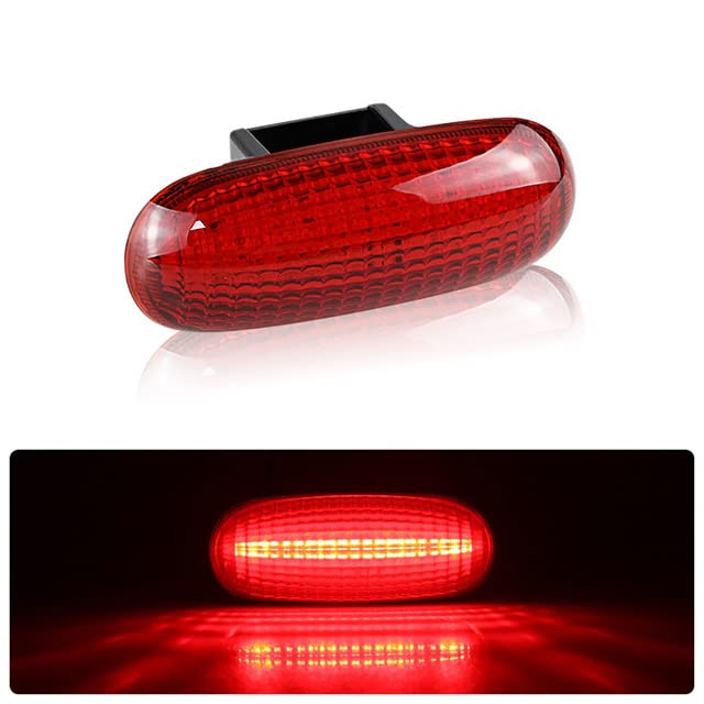 Automobiles - Rear Stop Tail Lamp Brake Light 8200209522 8200040732 for Renaults Trafic II OPELs Vivaro Nissans Interstar High Level Third Light (Red Lens UAE)
