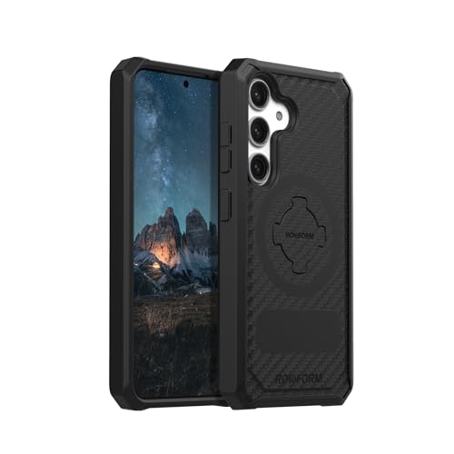 Image of Rokform - Galaxy S24 Case, Rugged Series, Magnetic Case with Twist Lock, Drop Tested Armor (Black)