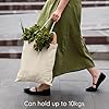 Eco Right Aesthetic Canvas Tote Bag for Women, Cute, Trendy & Reusable Cotton Bags for School, Shopping, Gym, Library and Beach, Perfect for Groceries, Gifts for Teachers #3