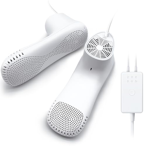 Home Care Wholesale Secador de Zapatos Secador Botas - con Ozono Desodorante Calzado la Desinfección, con Temporizador, Ventilador Incorporado, Sin ruido, Enchufe de la UE