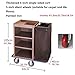 Lockable Hotel Cart - Multi-Functional Industrial Cleaning Trolley for Housekeeping & Room Service - Durable, Efficient Solutions for Hospitality & Commercial Use