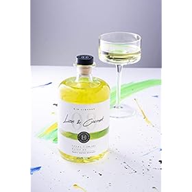 Lime & Coconut Handmade Gin Liqueur 70cl – Refreshing & Vibrant Premium Craft Gin – 20% ABV