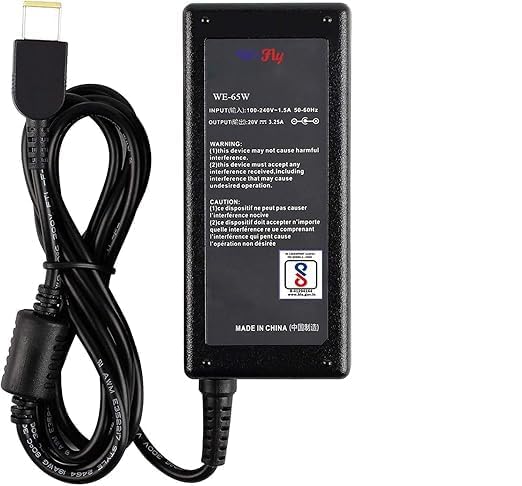 65W Laptop Charger Compatible with Lenovo Thinkpad T460 T470 T470S T430 T440 T440S T440P T450 T460S T560 E440 E450 E550 E560 G50 G50-45 G50-70 Z50 Z50-70 AC Adapter (LE 65W USB)