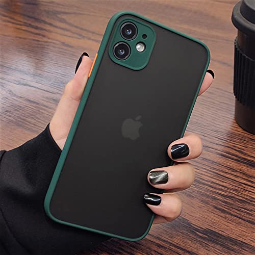 Coque antichoc pour iPhone 12 Pro Max antichoc silicone vert