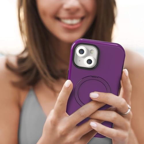 Coque iPhone 15 Plus antichoc anneau métallique design épuré