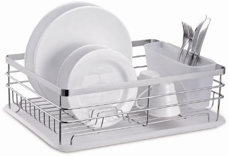 Blue Donuts Enterprise Rectangle Stainless Steel Dish Drainer