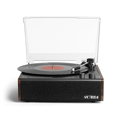 Victrola Eastwood VTA-73-ESP-INT Tourne-disque Bluetooth Signature avec platine à trois vitesses et cartouche Audio-Technica remplaçable | Espresso - Les Beatles, Paul McCartney, John Lennon, RIngo Starr, George Harrison Victrola Eastwood VTA-73-ESP-INT Tourne-disque Bluetooth Signature avec platine à trois vitesses et cartouche Audio-Technica remplaçable | Espresso – Image 5