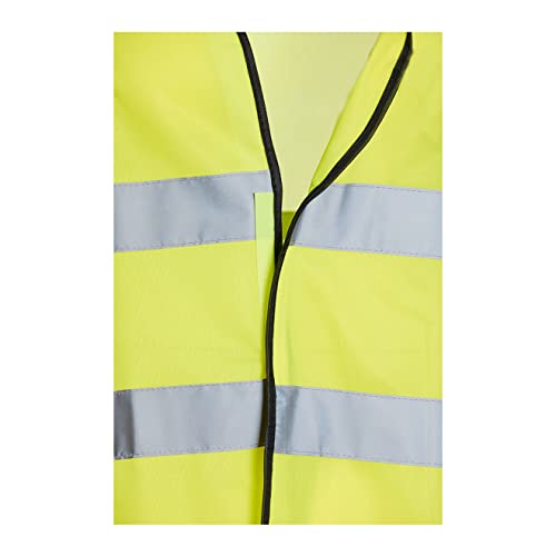 Blackrock Hi Vis Yellow Sleeveless Vest Waistcoat, Men's and Women's Lightweight and Comfortable, Reflective High Visibility Safety Wear, Fully EN Certified - Medium