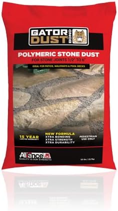 Alliance Gator - Enlace de polvo de piedra polimérica (gris). para juntas de hasta 6 pulgadas